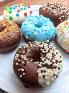 Donuts de Noel aux epices faits a la machine