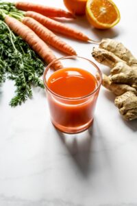 smoothie orange carotte gingembre