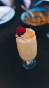 smoothie peche fraise