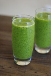 smoothie vert epinard banane