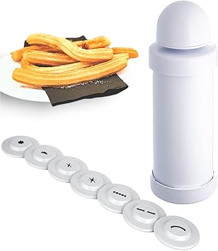 La presse à churros professionnelle avec 8 embouts différents
